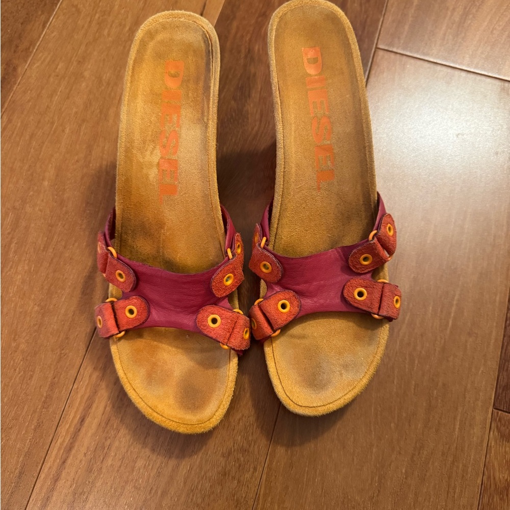 Diesel Women's Red Sandals